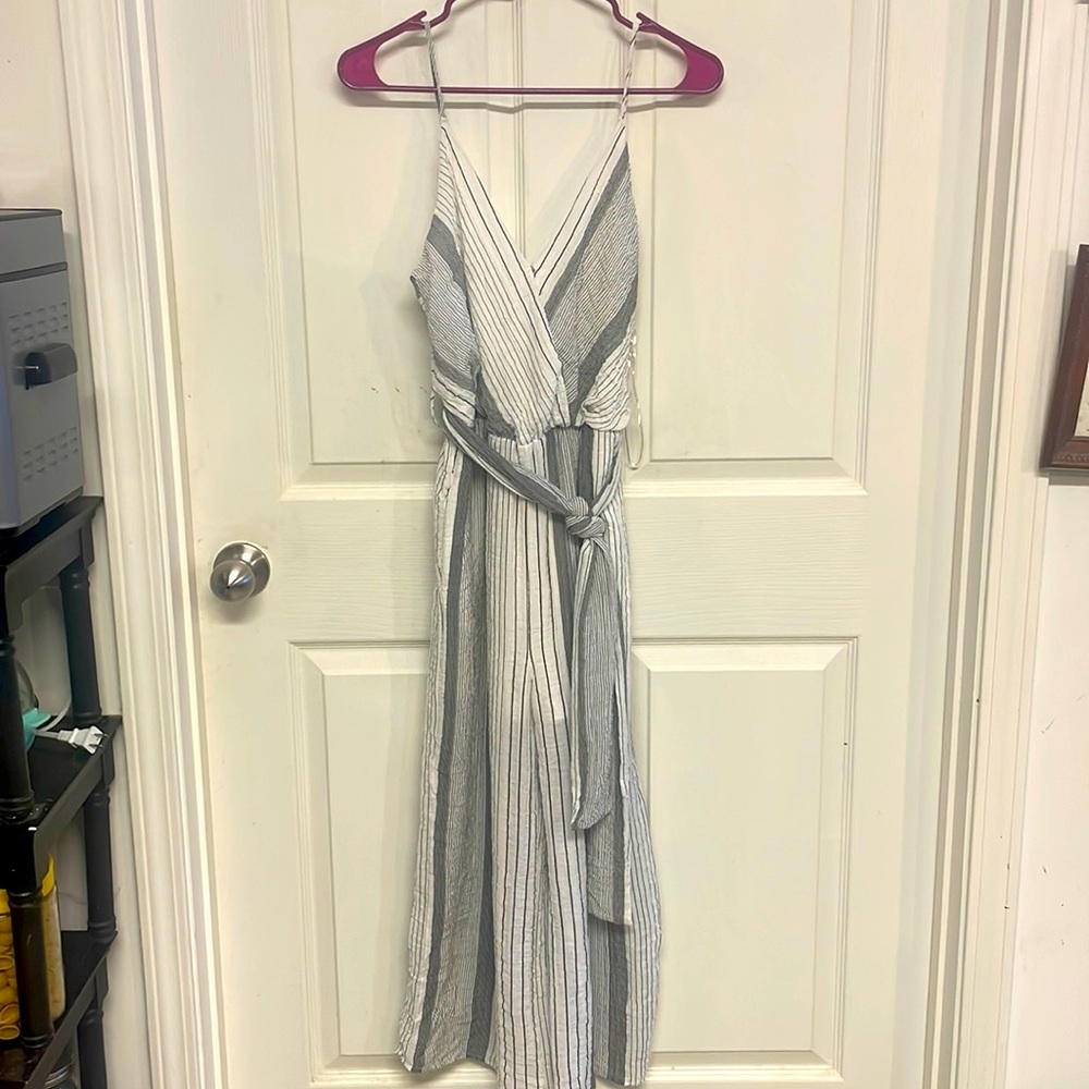 Sienna Sky striped Jumpsuit-XS